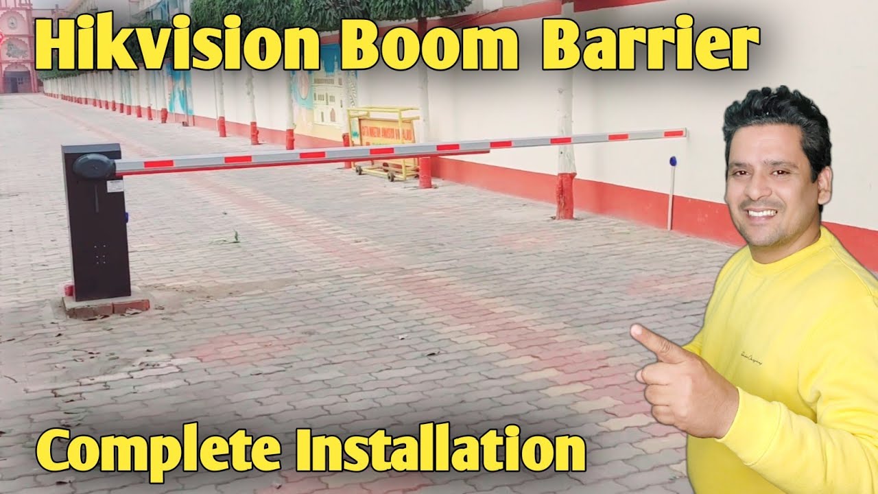 Hikvision Boom Barrier Installation and Connection | Hikvision Automatic Boom Barrier System