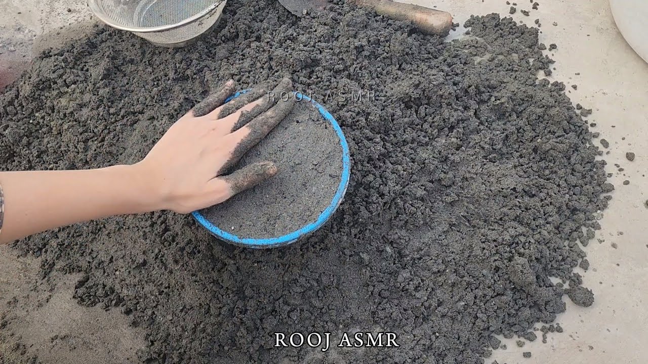 Vlog(Part-6)💕 Charcoal Concrete Texture Pouring/Shapes making 💦🖤 Finally all work done for the day🥹