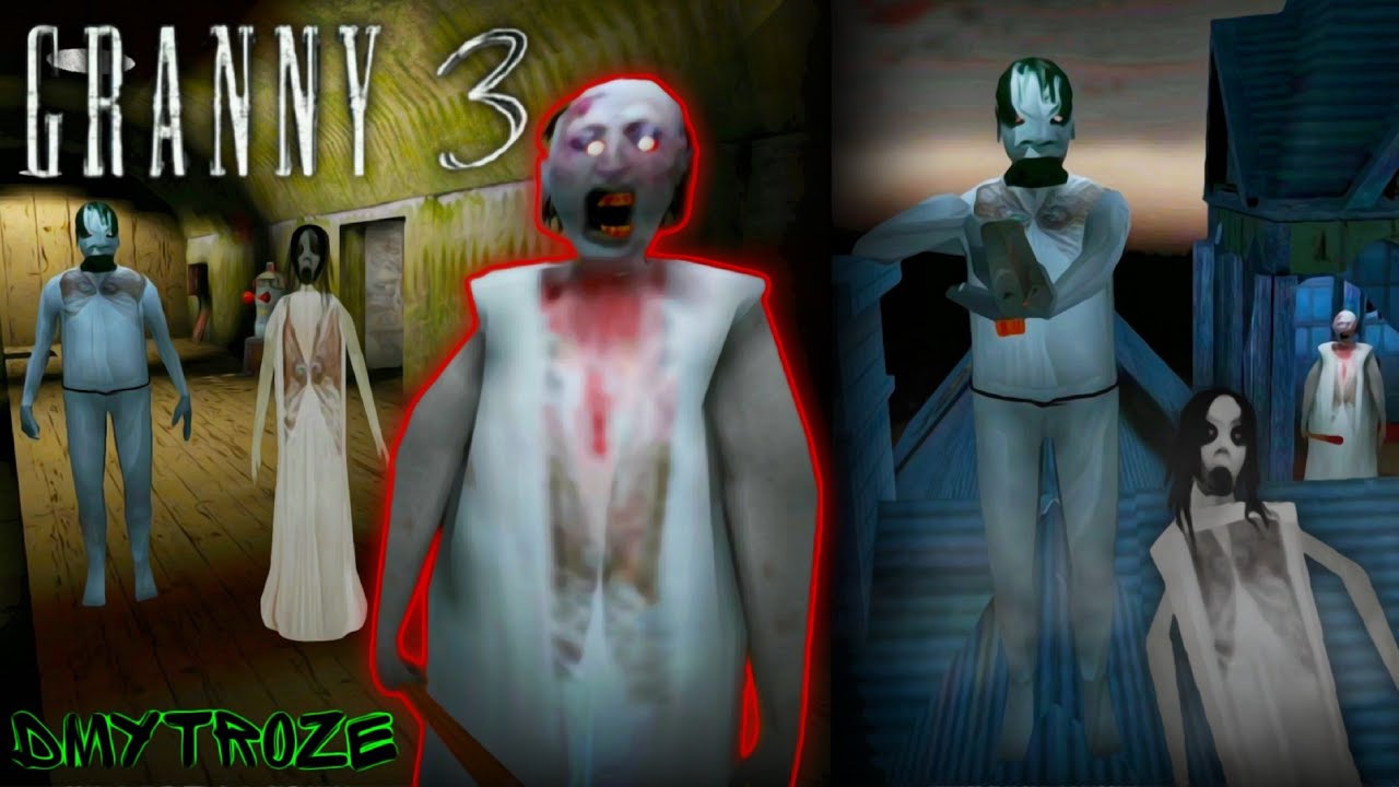 ГРЕННИ 3 СЛЕНДЕРИНА! НОВЫЕ КОНЦОВКИ В УБЕЖИЩЕ СЛЕНДЕРИНЫ, БАБКИ И ДЕДА В GRANNY 3! | #granny3 | #243