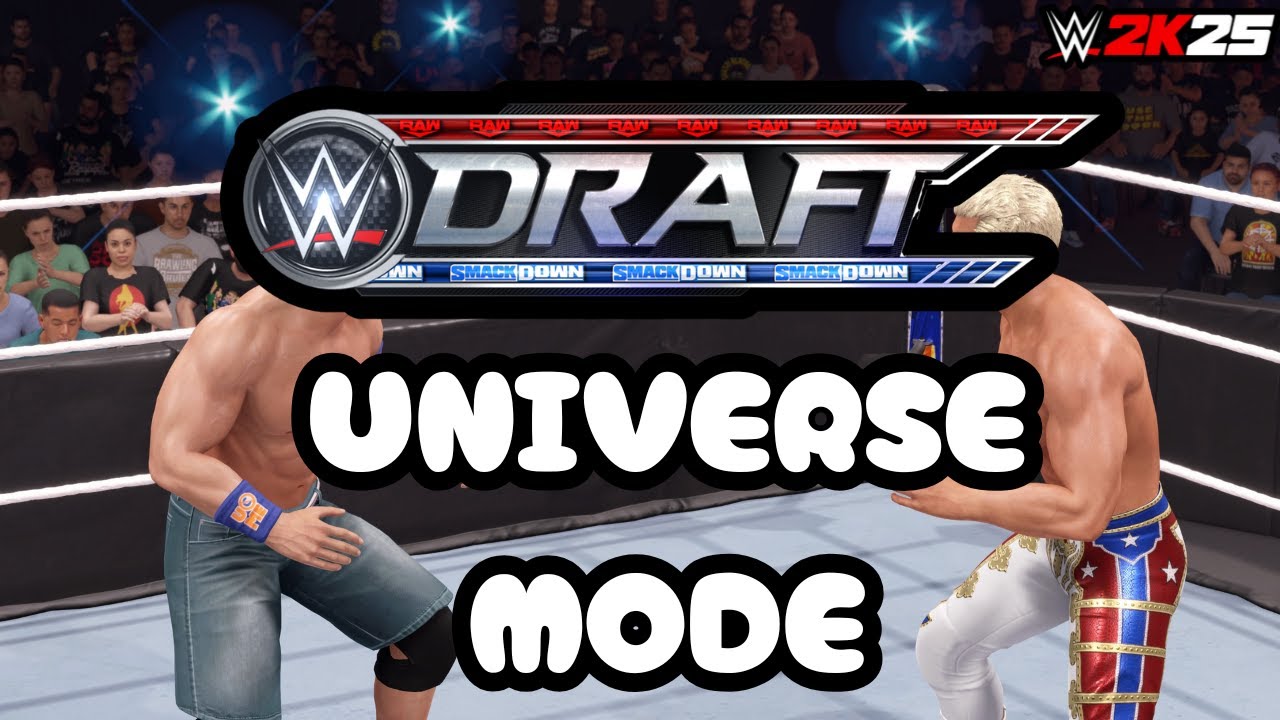 WWE 2K25 — Как я делаю драфт в режиме «Моя Вселенная»