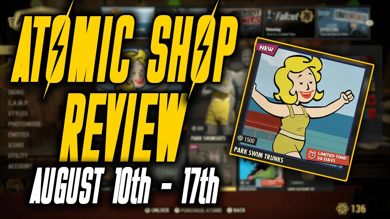 Fallout 76 Atomic Shop Update | August 10th - 17th 2021