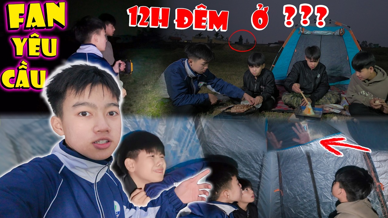 12h Đêm Ở Nghĩa Địa Và Cái Kết Chạy Mất Dép - Làm Theo Yêu Cầu Của Fan P1 | Min Min TV Minh Khoa