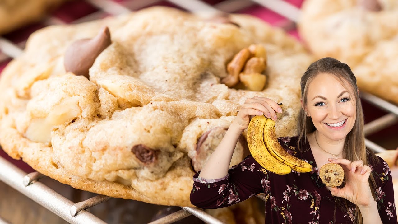Soft, Chewy Banana Cookies that AREN'T Cakey