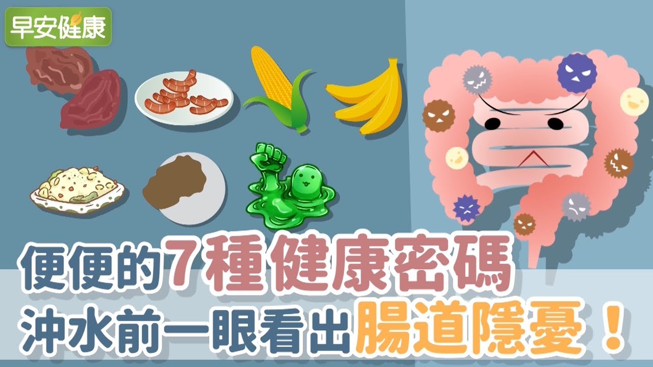 便便的7種健康密碼，沖水前一眼看出腸道隱憂！【早安健康】