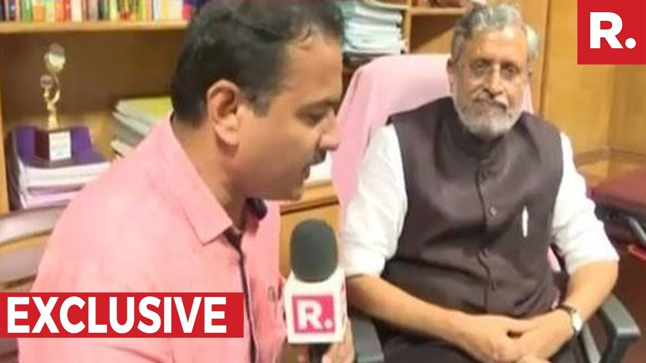 Bihar's New Deputy Chief Minister - Sushil Kumar Modi Talks About Lalu Prasad Yadav