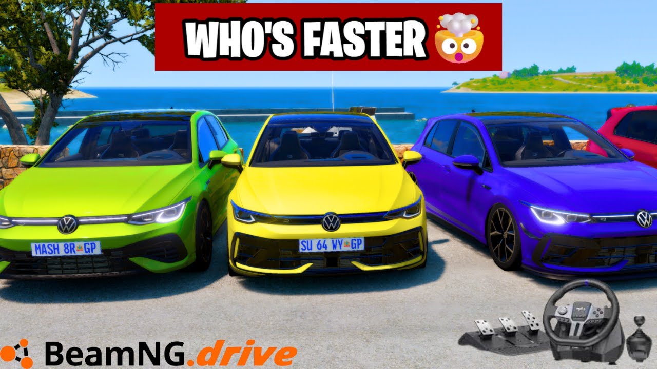 Cruising the Golf 8R With Friends | BeamNG + PXN V9 Setup