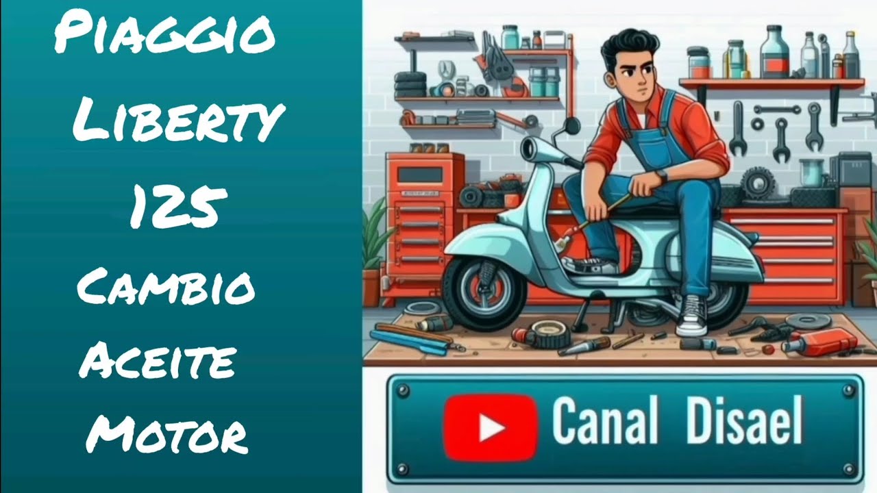 Cambio de aceite y filtro Piaggio Liberty 125
