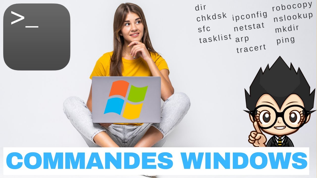 ⌨ L' INVITE DE COMMANDE SOUS WINDOWS: commandes essentielles