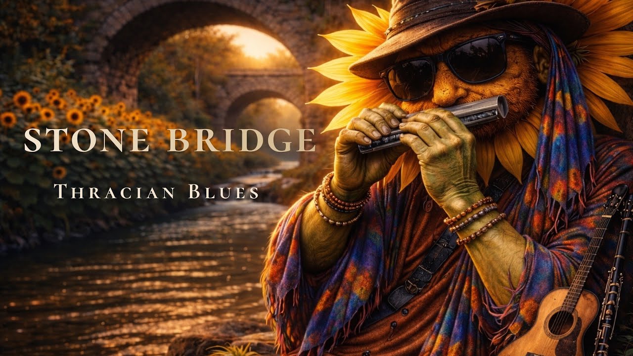 1 Hour Instrumental Blues for Work – Under the Stone Bridge | Thracian Blues