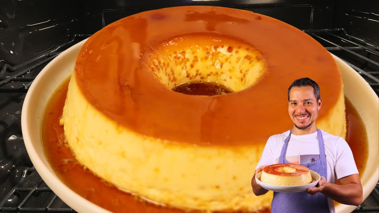 Essa receita simples virou febre: FLAN com cara de pudim que ninguém acredita!