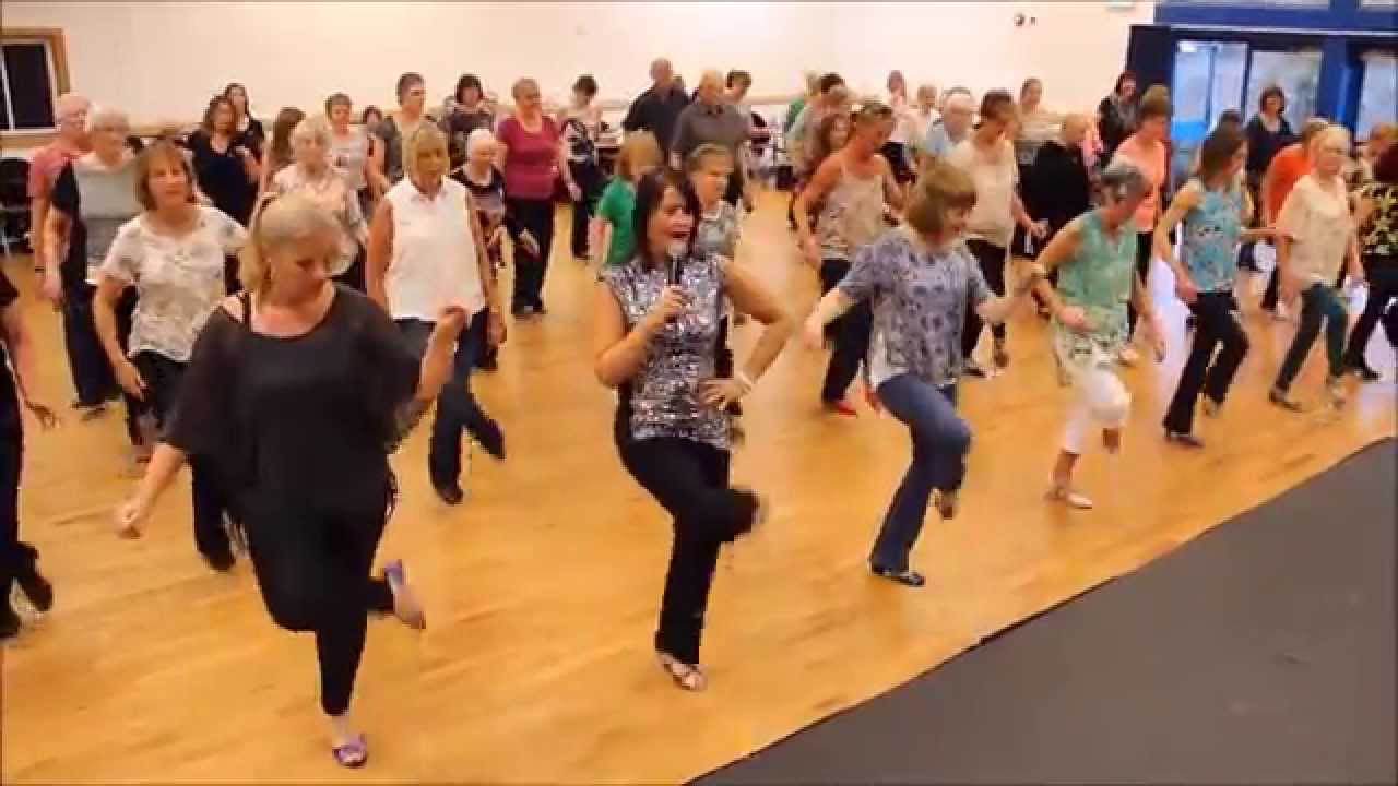 Locklin's Bar - Line Dance Demo by Maggie Gallagher