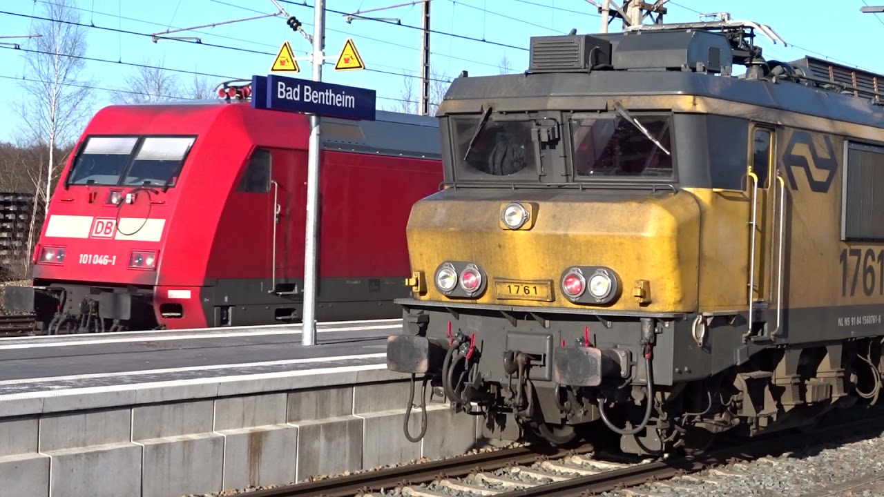 Lokwechsel in Bad Bentheim I mit BR 101 und NS 1700