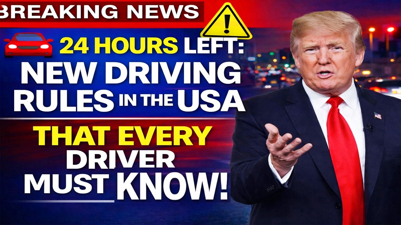 Breaking News: New U.S. Driving Laws Start in 24 Hours | Every Driver Must Know These Rules