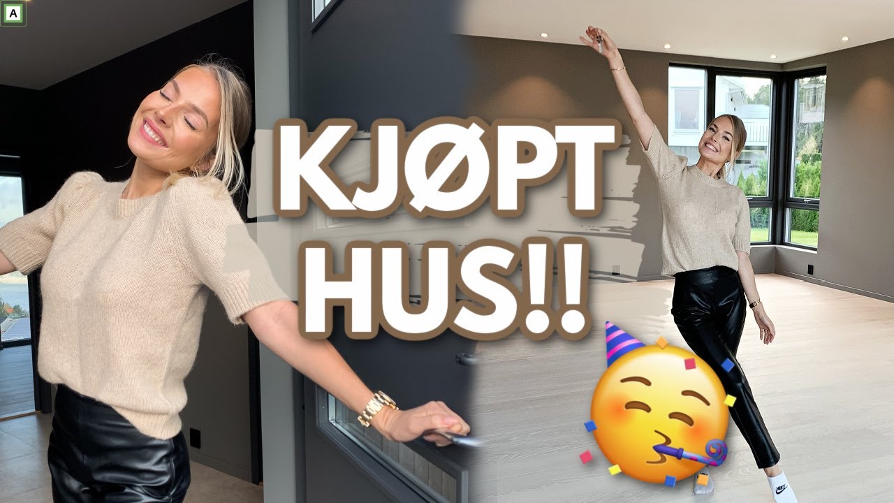 DEN STORE NYHETEN - KJØPT HUS🥳🥂