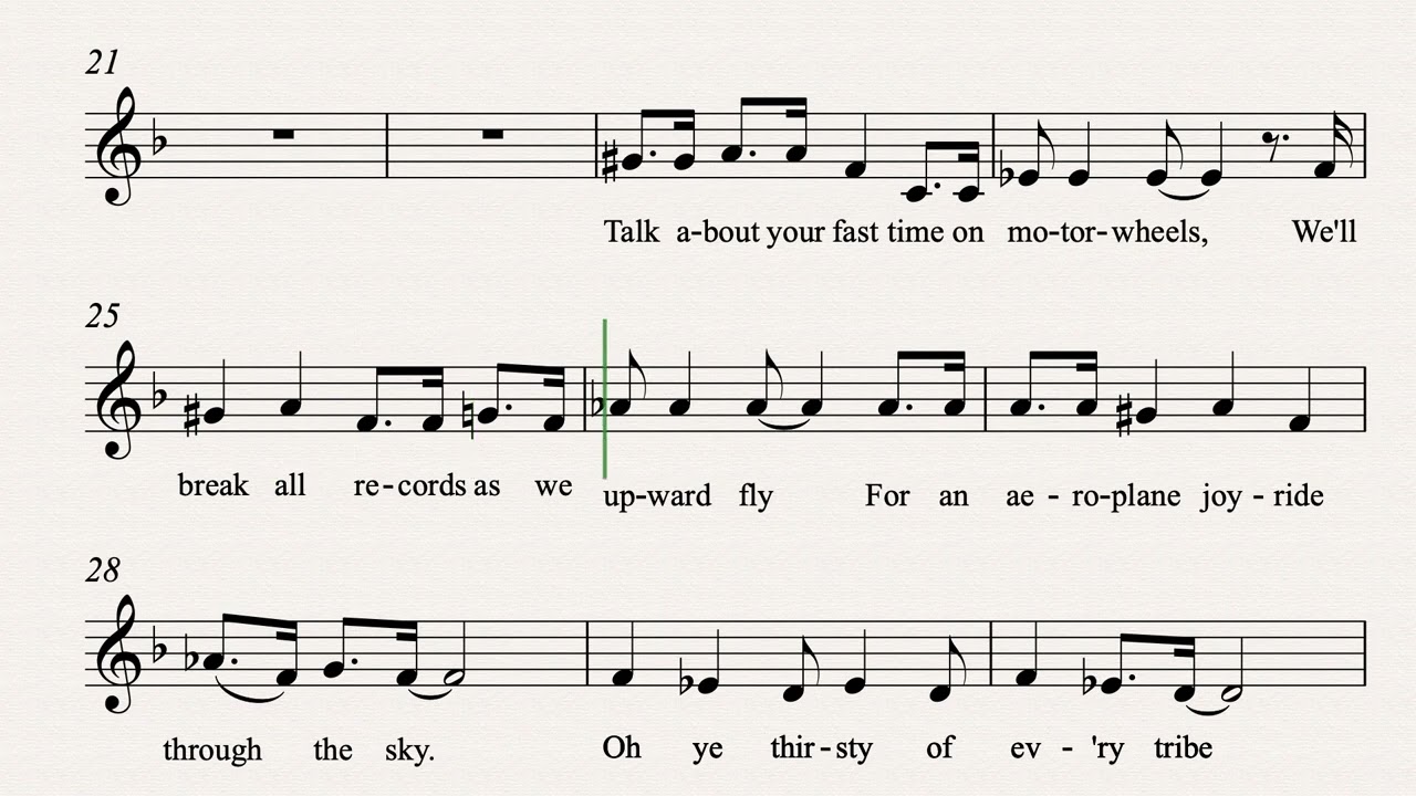 John Rutter   The heavenly aeroplane   ALTO