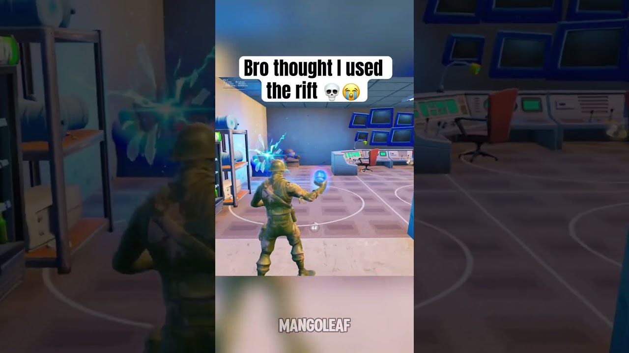 Bro fell for the fake rift trick 💀 #fortnite #fortniteshorts #gaming