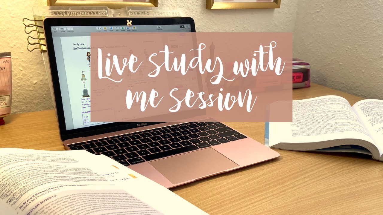 LIVE STUDY WITH ME | 1 HOUR | NO MUSIC