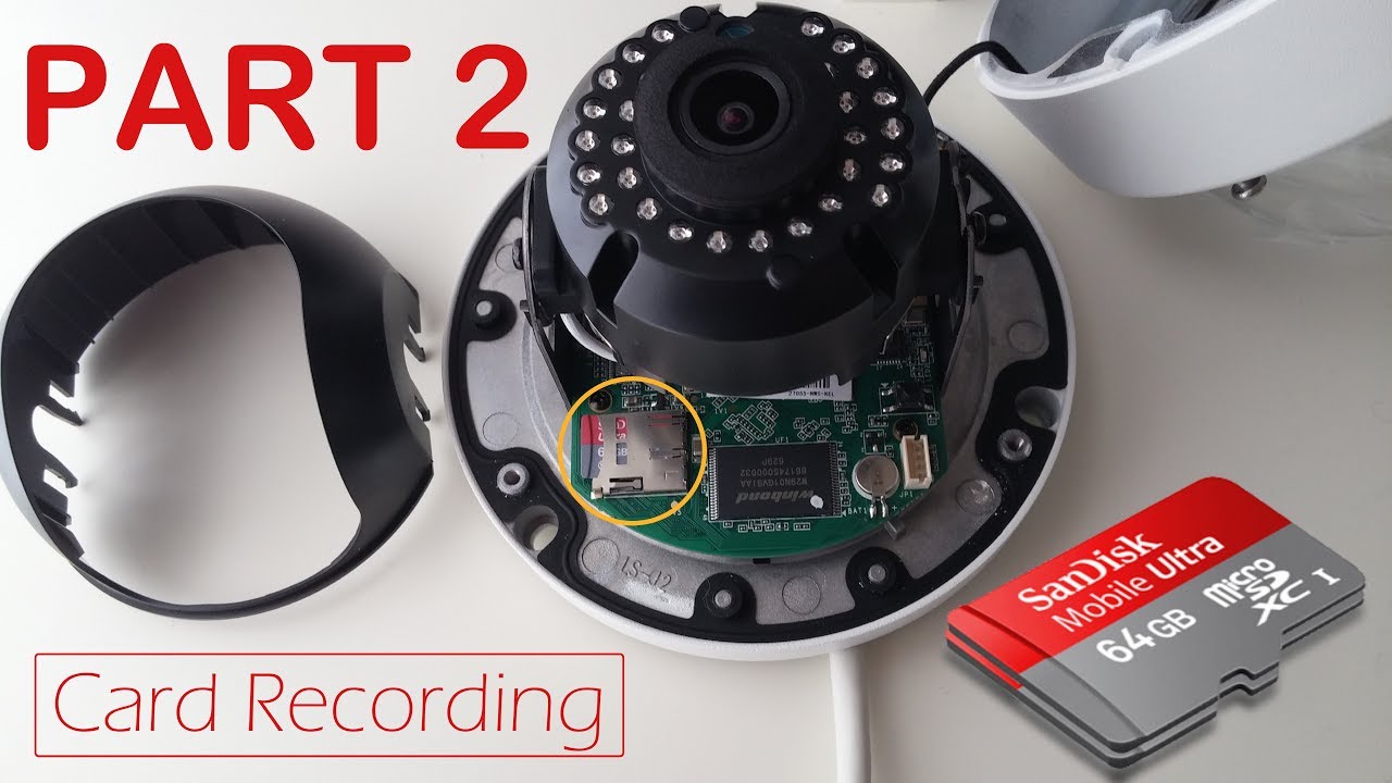 PoE Hikvision IP Camera microSD Card Recording Step by Step Tutorial - Part 2