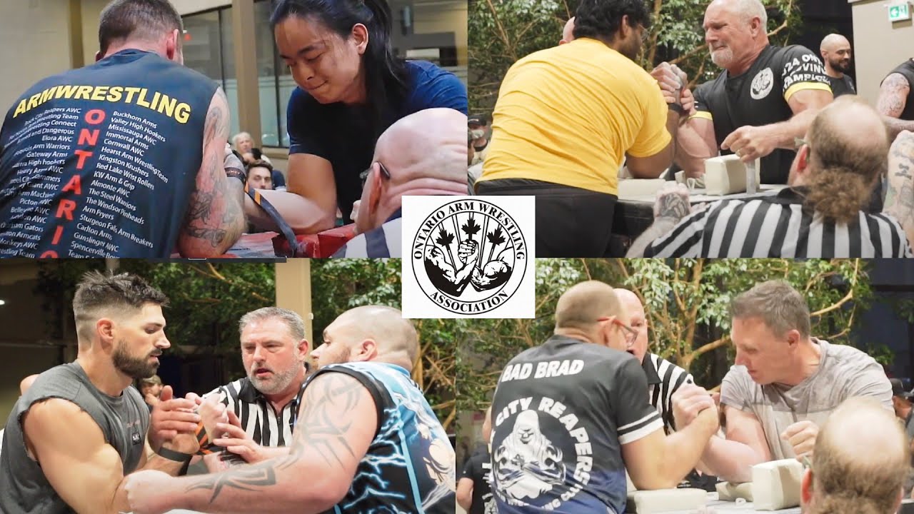 Ontario provincial armwrestling championships 2024 Mens Right