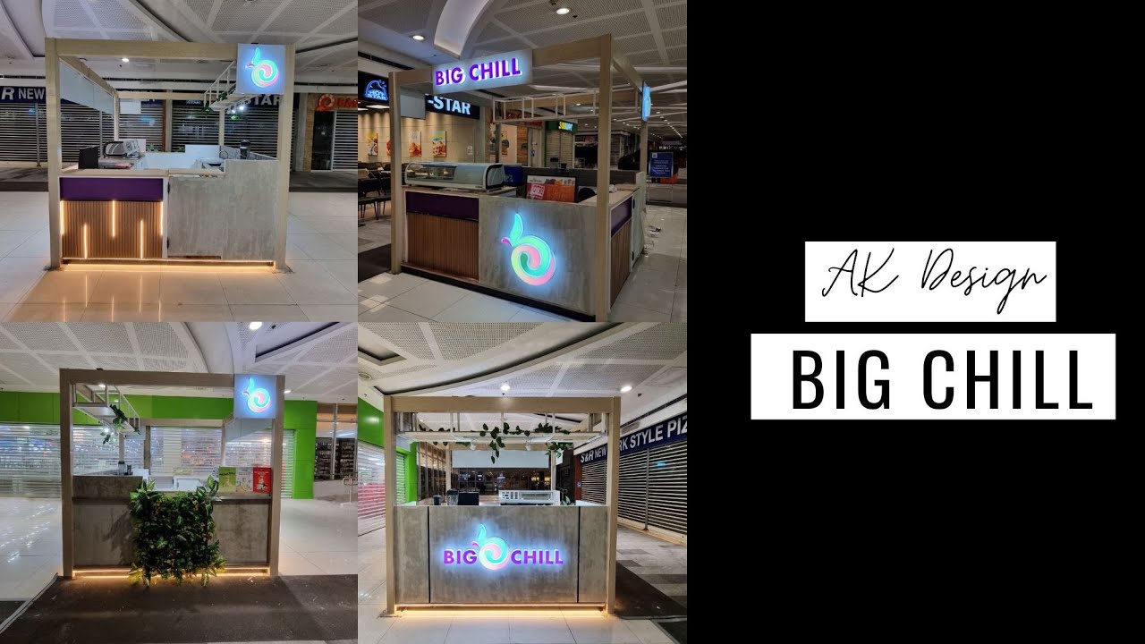 Big Chill Kiosk and Signage | AK Designs