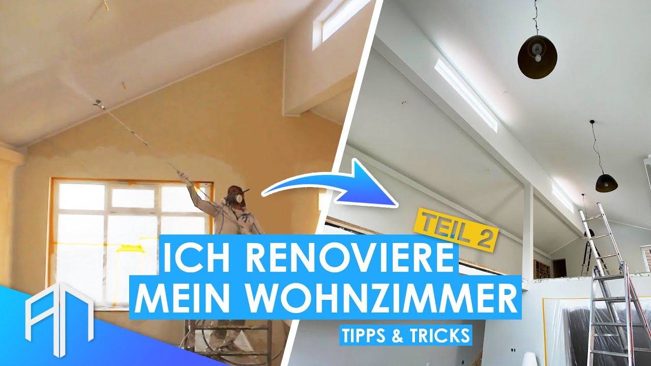 Ich RENOVIERE mein Wohnzimmer Teil 2 - Tipps und Tricks | Der Wandprofi