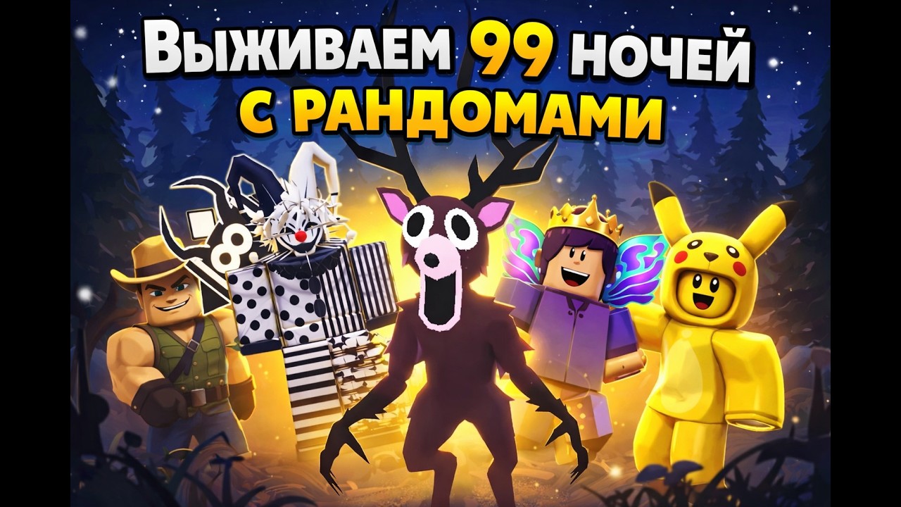 Выживаю 99 ночей с рандомами
