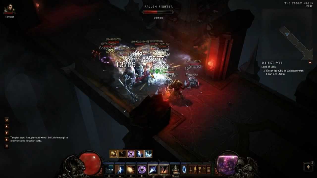 D3 Wizard Melee Tank: The Storm Halls - Inferno