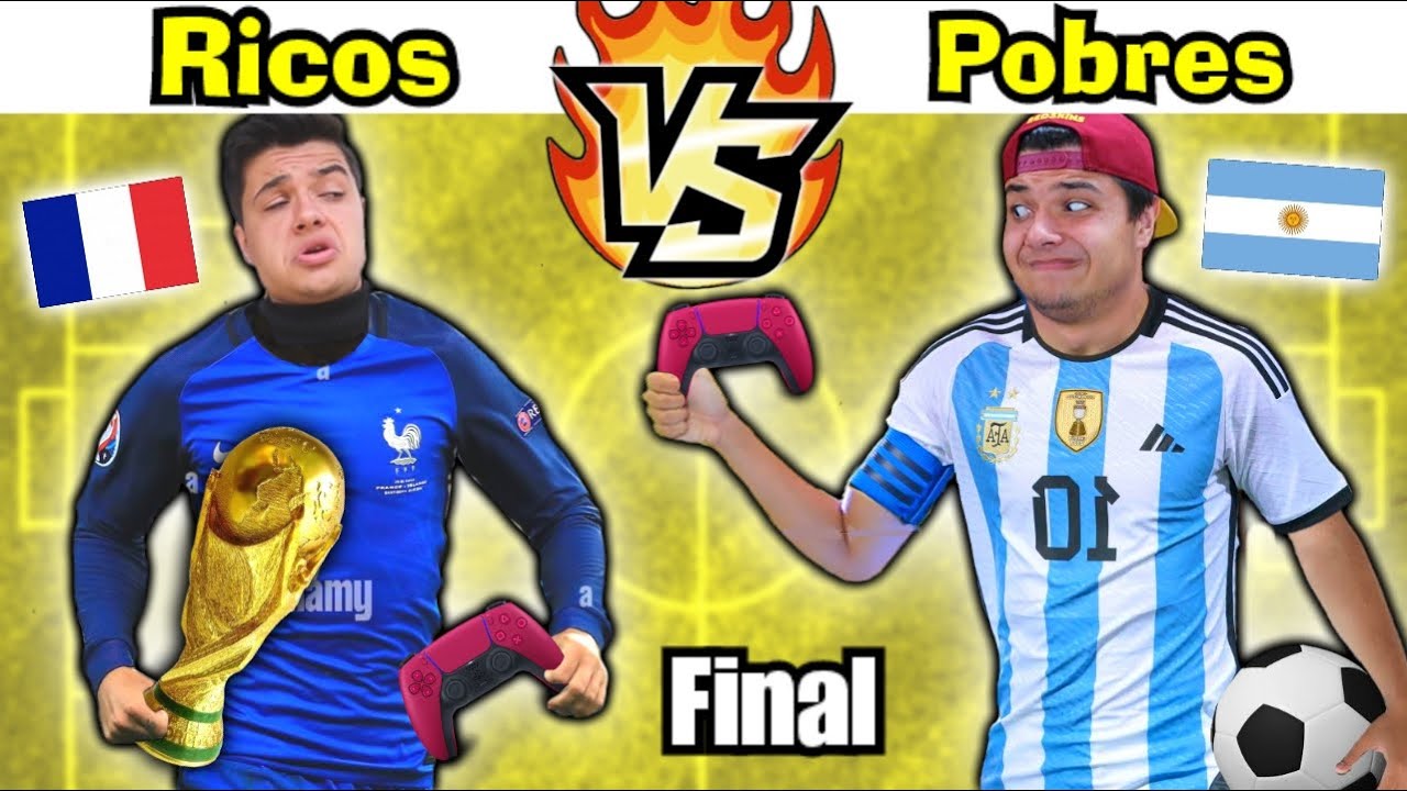 RICOS VS POBRES JOGANDO A FINAL DA COPA NO FIFA 23 PS5 #44 (FRANÇA VS ARGENTINA)