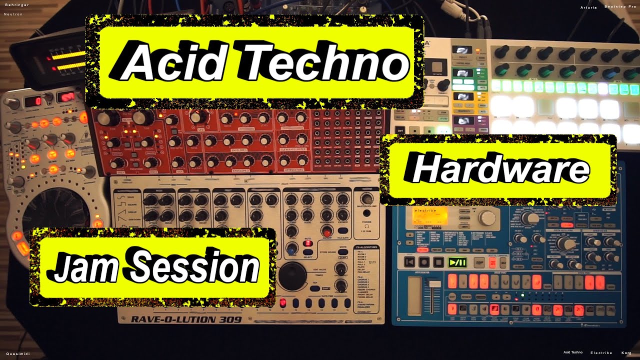 Behringer Neutron , Korg Electribe MX , Quasimidi Rave-O-Lution 309 Techno