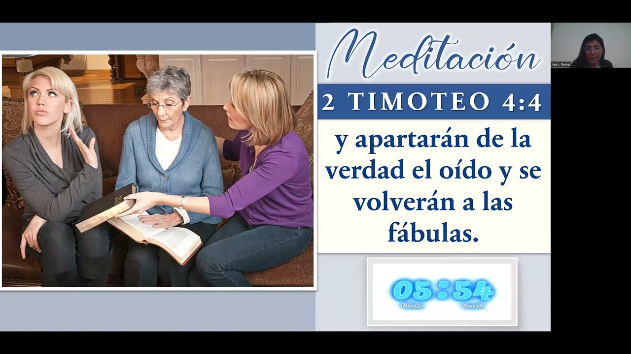 Apartarán de la verdad el oído y se volverán a las fábulas. 2 Timoteo 4:4 | Meditación Mujeres de Fe