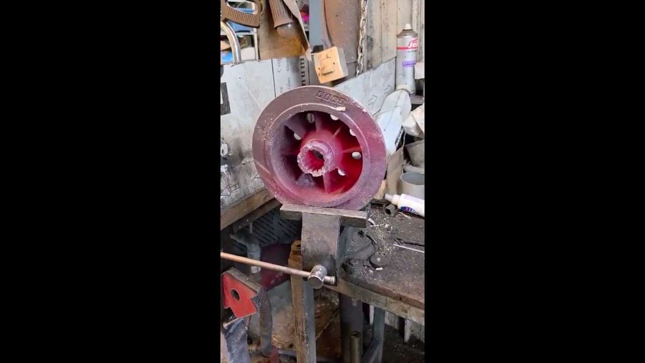 Bull Fiat 8065, soudure flasque embrayage
