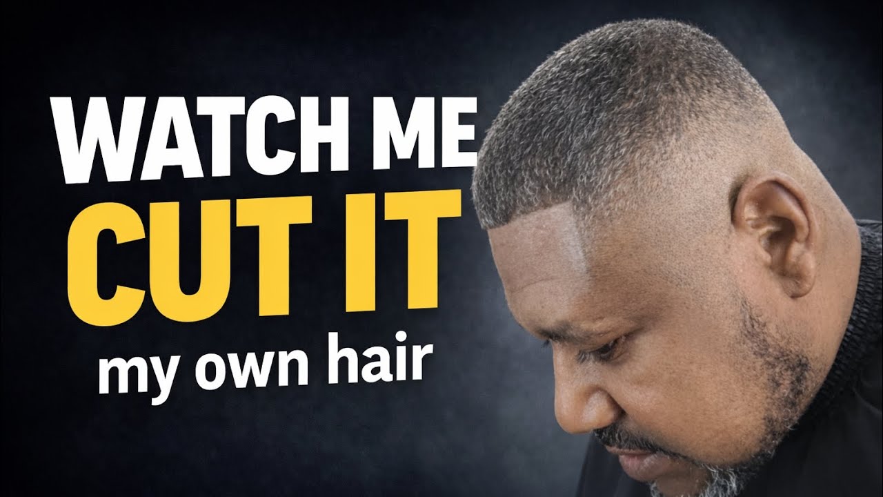 Watch Me Cut My Own Hair | Mid Fade with #1 On Top (Tutorial)