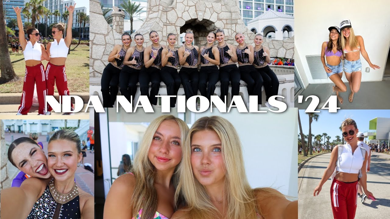 NDA COLLEGE NATIONALS VLOG || bus ride, competition, and behind the scenes!!