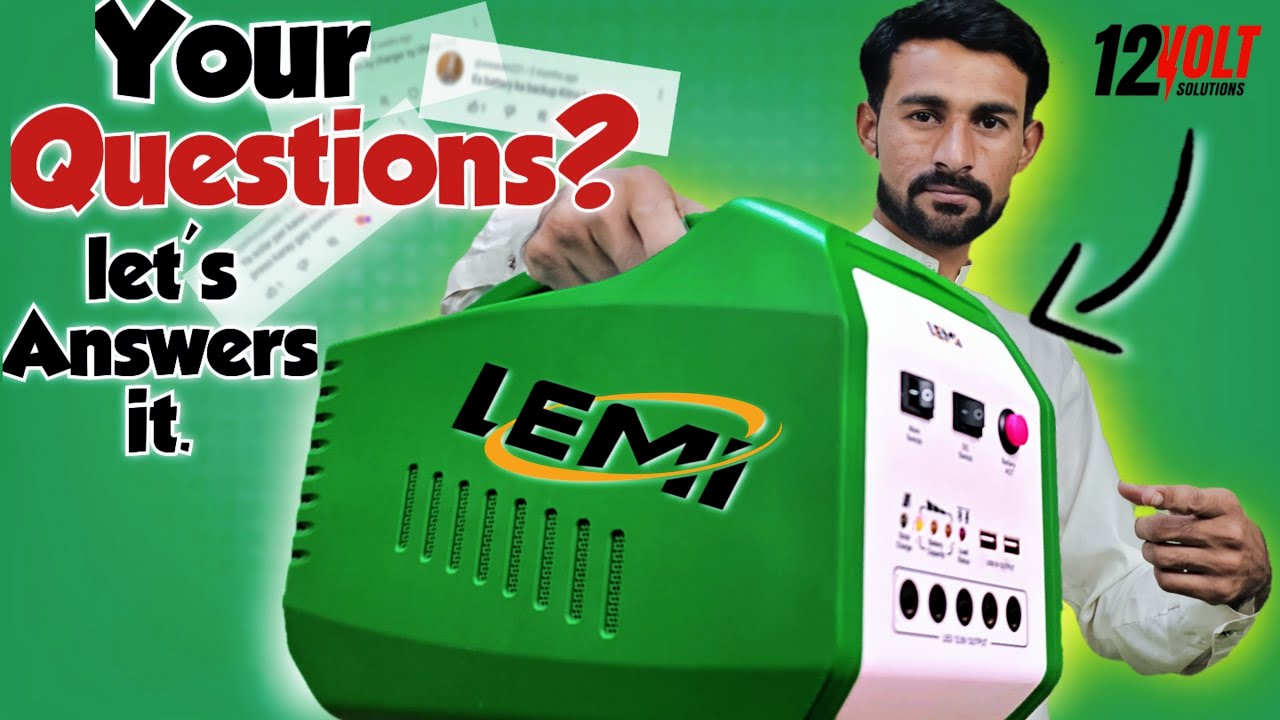 Q&A : Lemi 12V Portable Solar Inverter | Answers to your questions | Portable Solar Inverter
