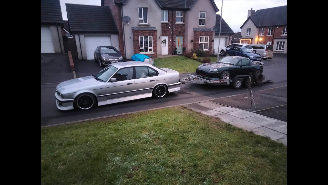 Tidying up a Brian James Tilting Car Transporter Trailer