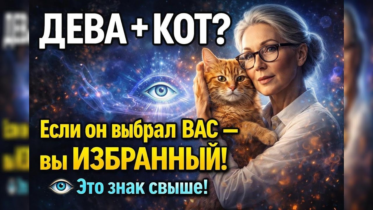 🔴ДЕВА, ВНИМАНИЕ! 🐈‍⬛КОТ КАК ТАЛИСМАН. ♍ПОЧЕМУ ДЕВАМ В 2026 ГОДУ НУЖНО ЗАВЕСТИ ПИТОМЦА