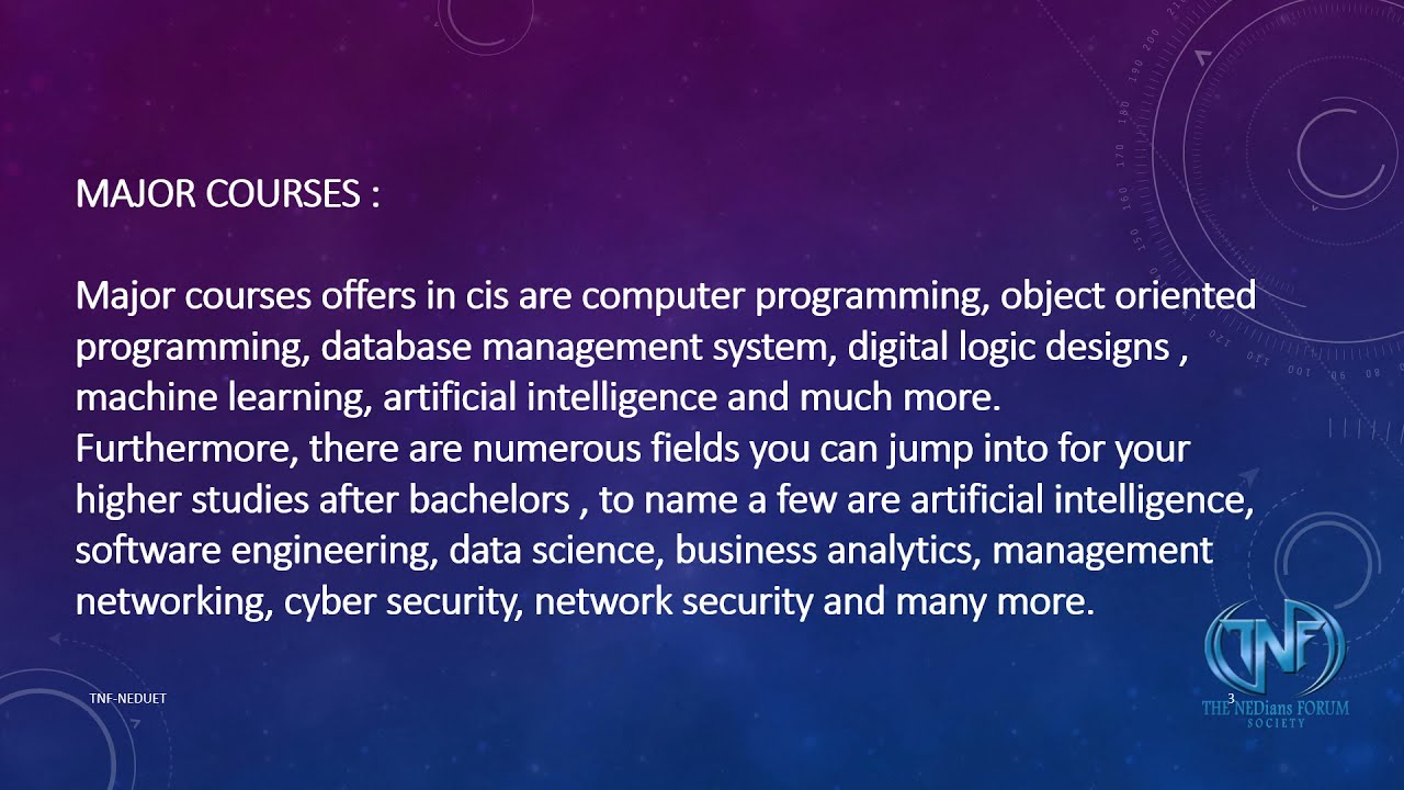 Computer and Information Systems-NEDUET