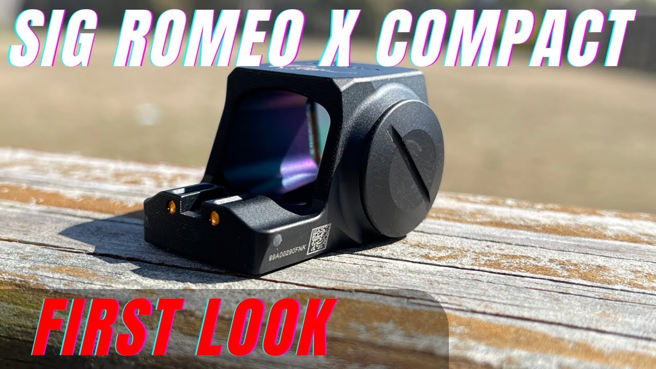 Sig Romeo X Compact Первый взгляд #sigsauer #Romeo #compact