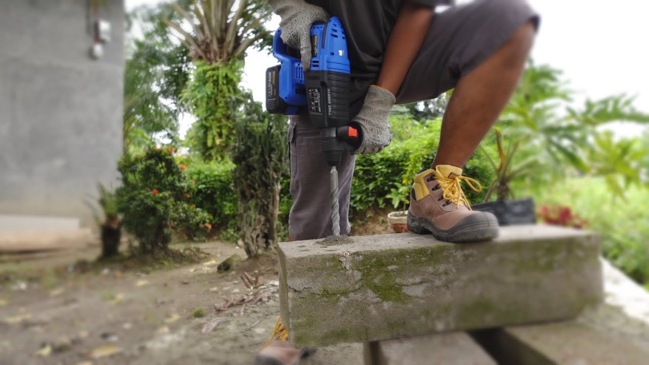 cordless rotary hammer murah 1 jutaan.. bagaimana kualitasnya?? MOLLAR CHD20826 tes dan review