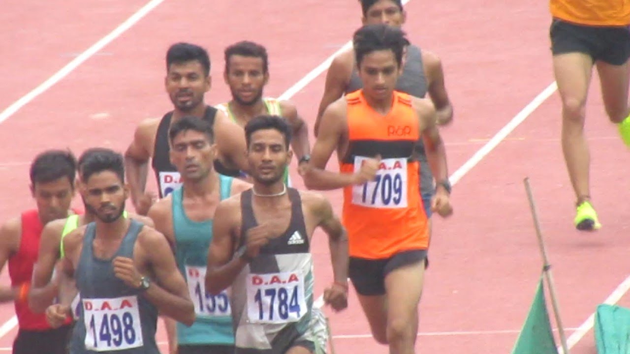 Men's 5000m Final | 79th Delhi State Athletic Championship 2019 , Jawahar lal Nehru Stadium