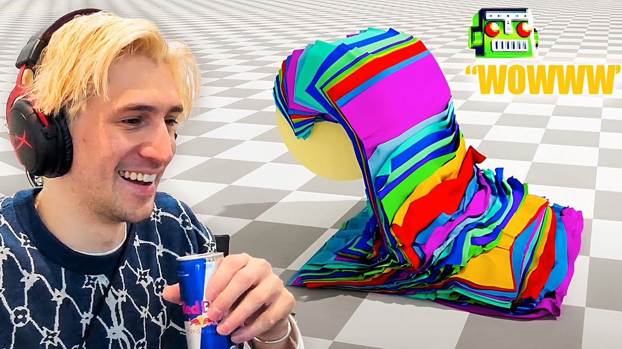 xQc отреагировала на то, как NVIDIA решила сложнейшую проблему в моделировании физики