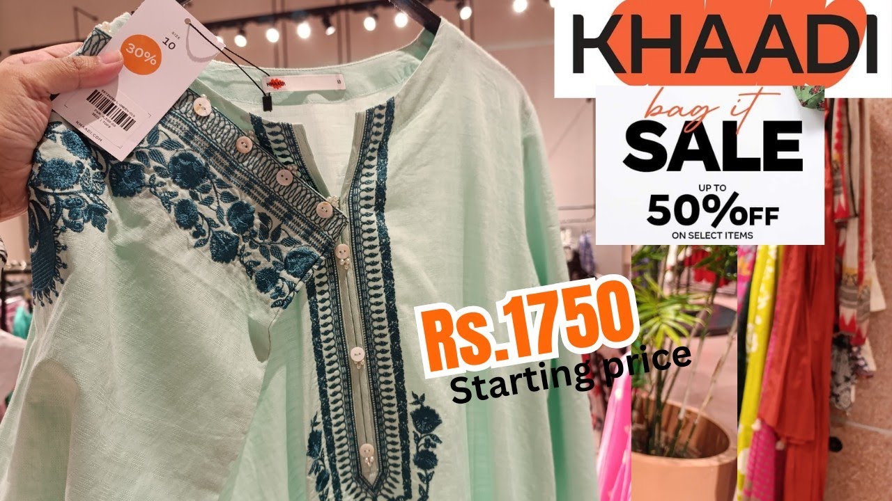 ♥️ Khaadi Sale 2024 ♥️ New Collection added on sale Rs.1750 Only 😱🥳😱