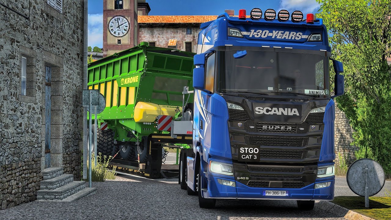 Driving Through Narrow Country Roads | #ets2