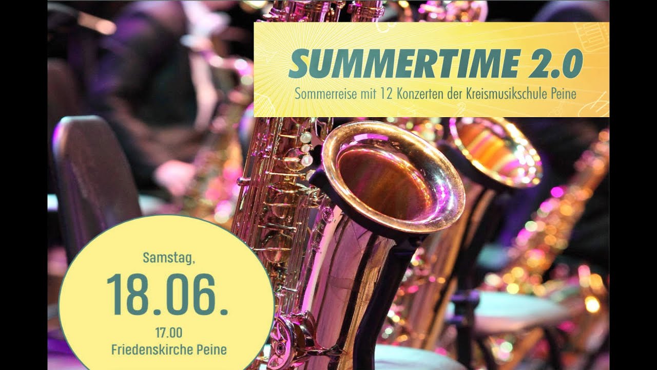 SUMMERTIME 2.0: Saxophone mit Bandunterstützung