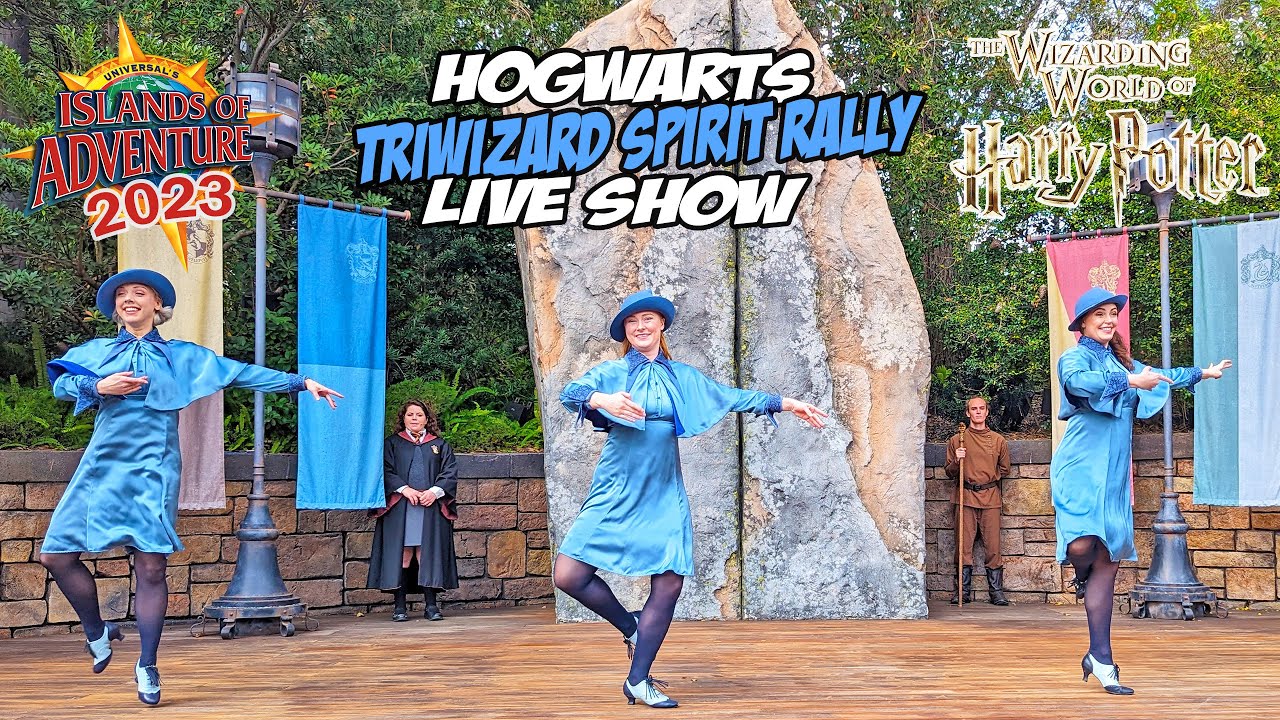 Hogwarts Triwizard Spirit Rally Live from Hogsmeade Universal Islands of Adventure (2023) [4K]