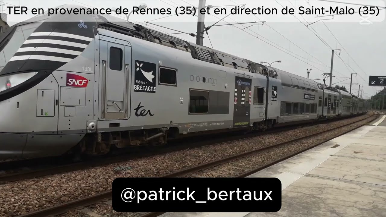Compilations des trains en Bretagne (18/01/2025)