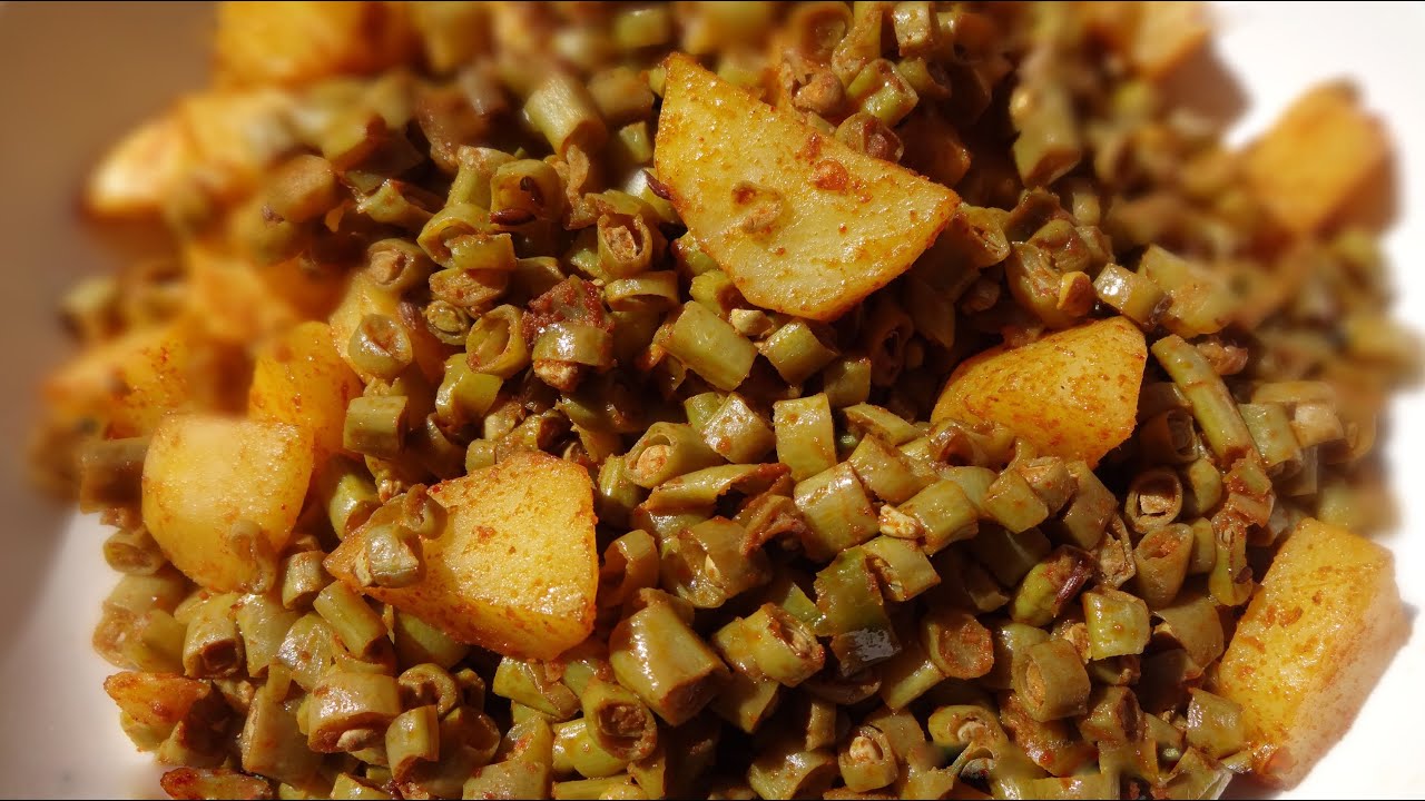 Recipe - Yard long beans Sabji (मराठी)
