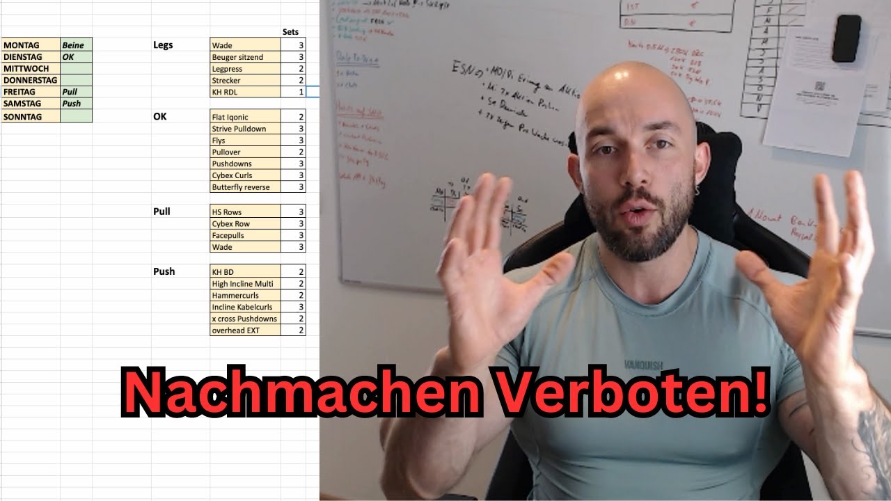 Mein Profi Trainingsplan für maximale Gains!