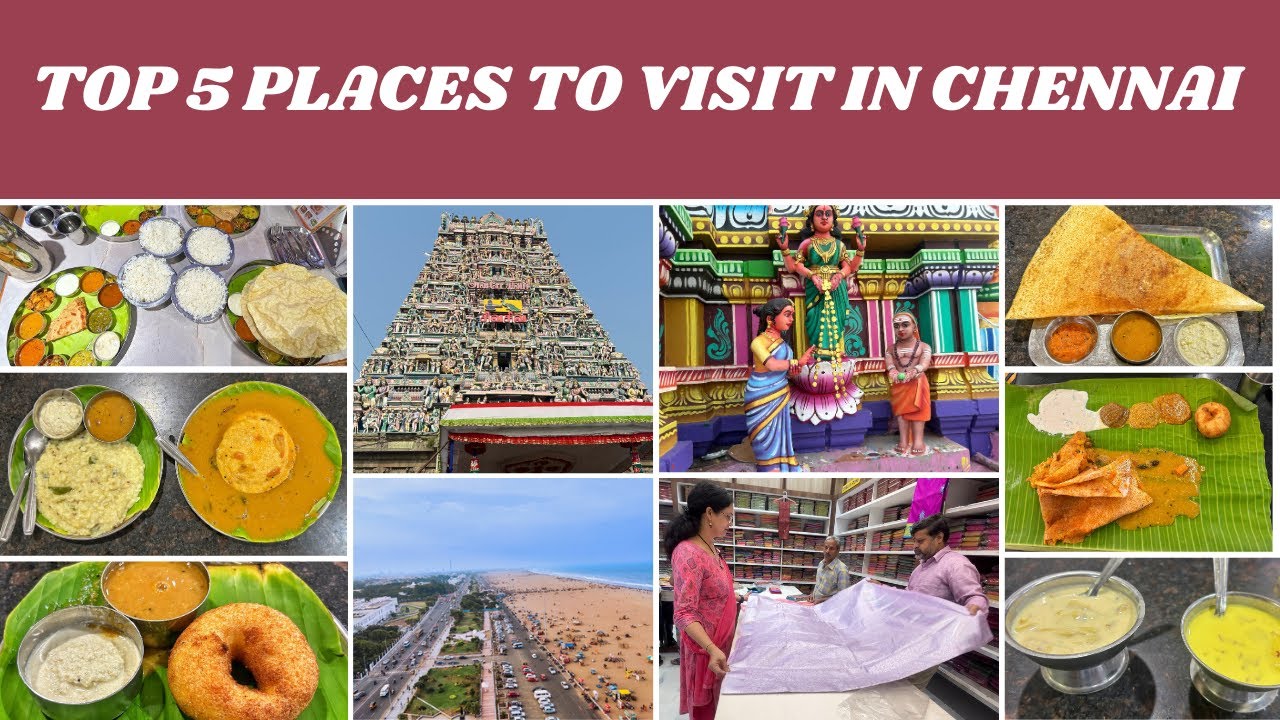 Top 5 places to visit in Chennai | Tourist places in Chennai | Chennai Tour Plan Chennai 1D itinary