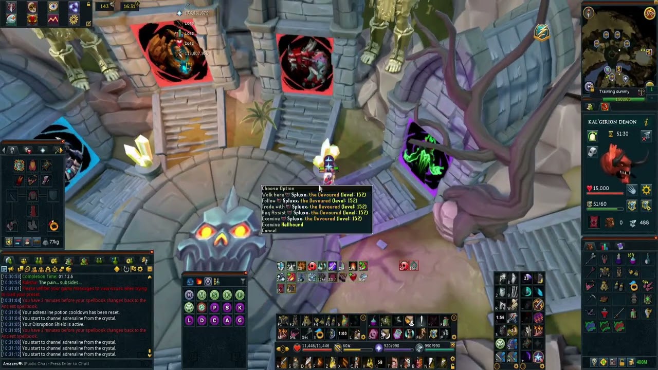 Consistent Raksha Mage/Melee GM rotation (no dummy prebuild)